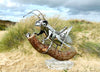 Stainless Steel Grasshopper Sculpture - Modern Garden Art