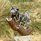 Stainless Steel Grasshopper Sculpture - Modern Garden Art